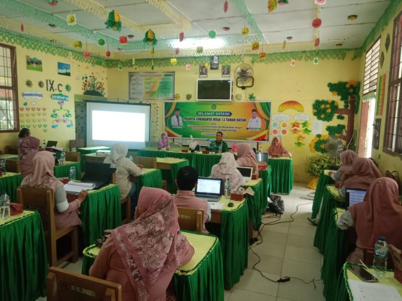 MTsN 13 Tanah Datar Gelar Lokakarya Peningkatan Kompetensi dan Pererat Silaturahmi Antar Madrasah
