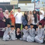 Pelepasan Khafilah MTQ Kecamatan Padang Ganting di Depan Kantor Camat