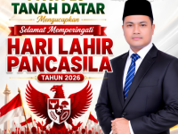 Keluarga Besar MTsN 13 Tanah Datar mengucapkan Selamat Hari Lahir Pancasila Tahun 2026