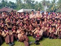 Peringatan Hari Lahir Pramuka ke-65 di Kantor Camat Kwarran 03.04.11 Padang