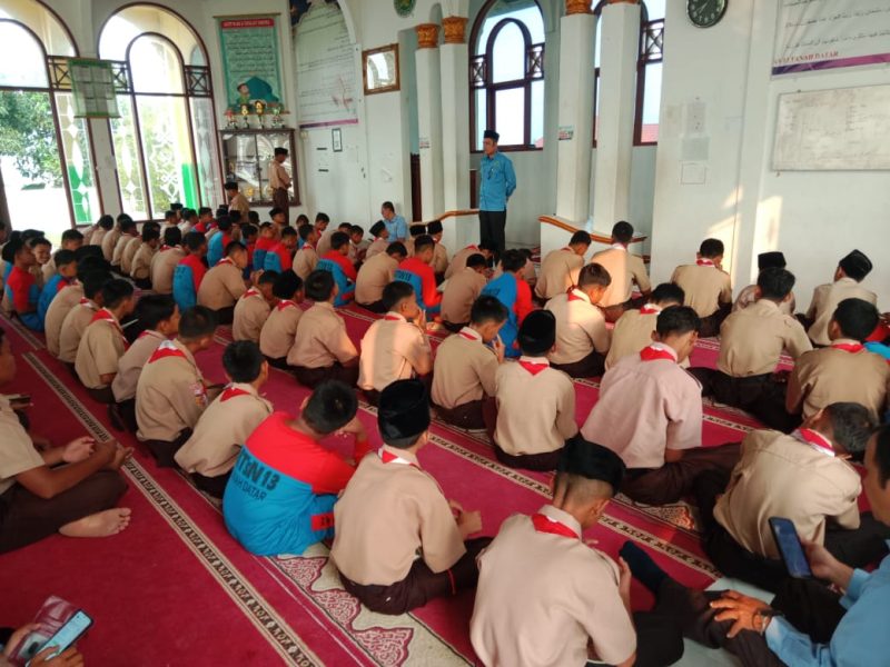 Pembiasaan Pagi di MTsN 13 Tanah Datar Sudah Mulai Berjalan Dengan Baik